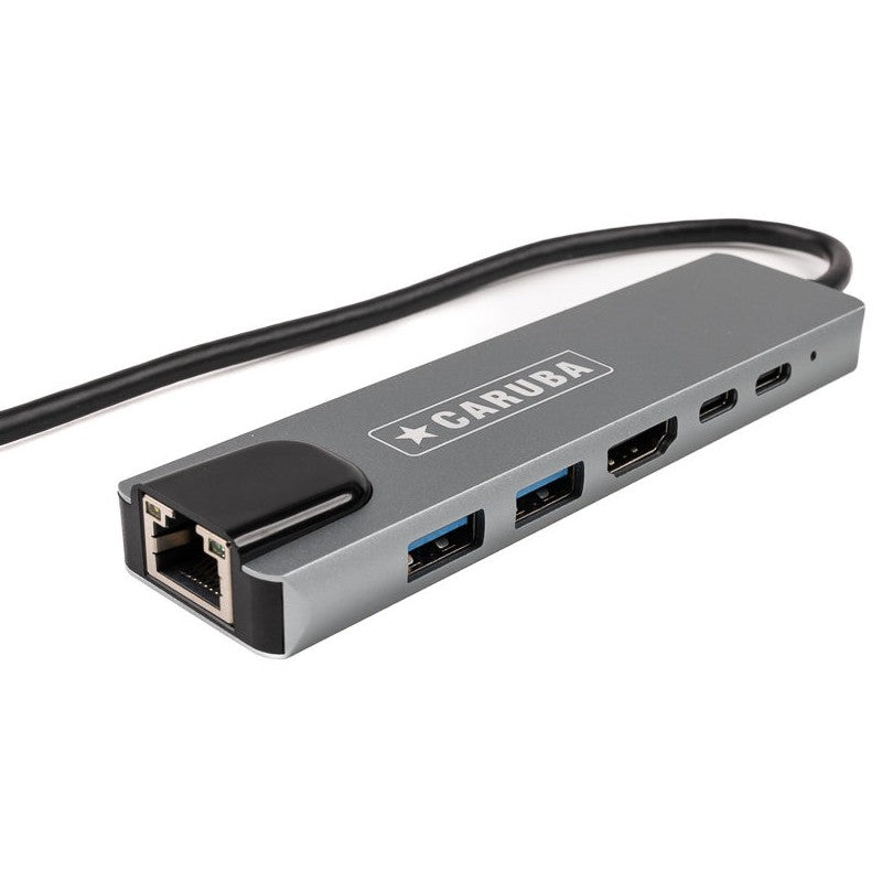 Caruba 6-in-1 USB-C Hub mit Ethernet