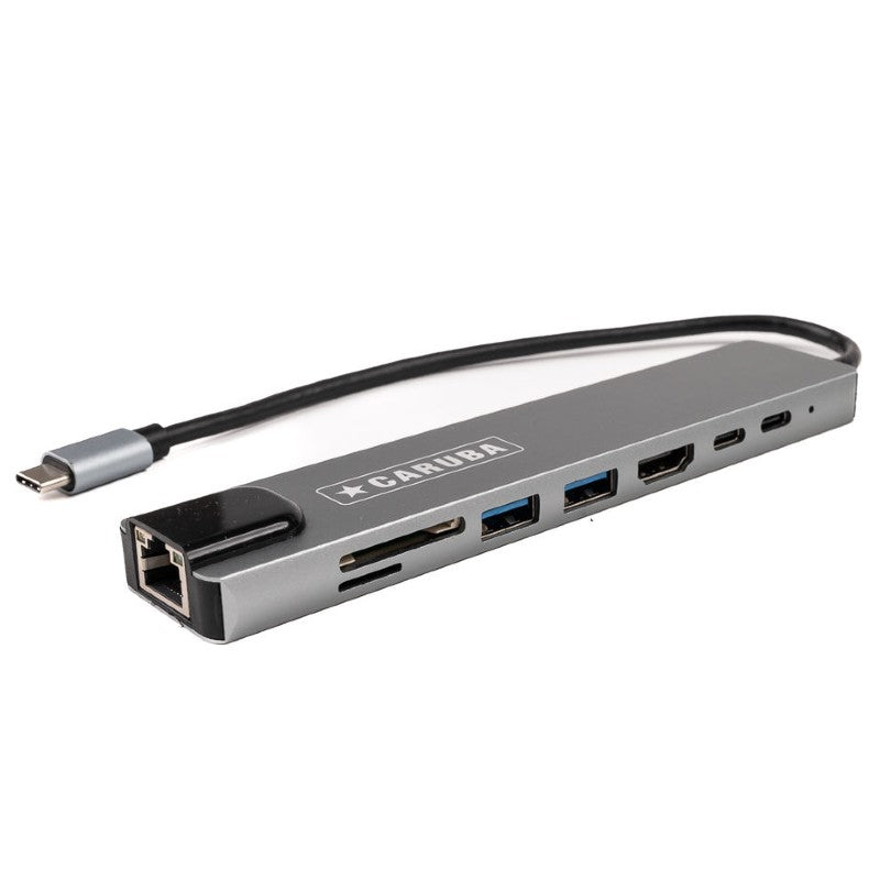 Caruba 8-in-1 USB-C Hub mit Ethernet