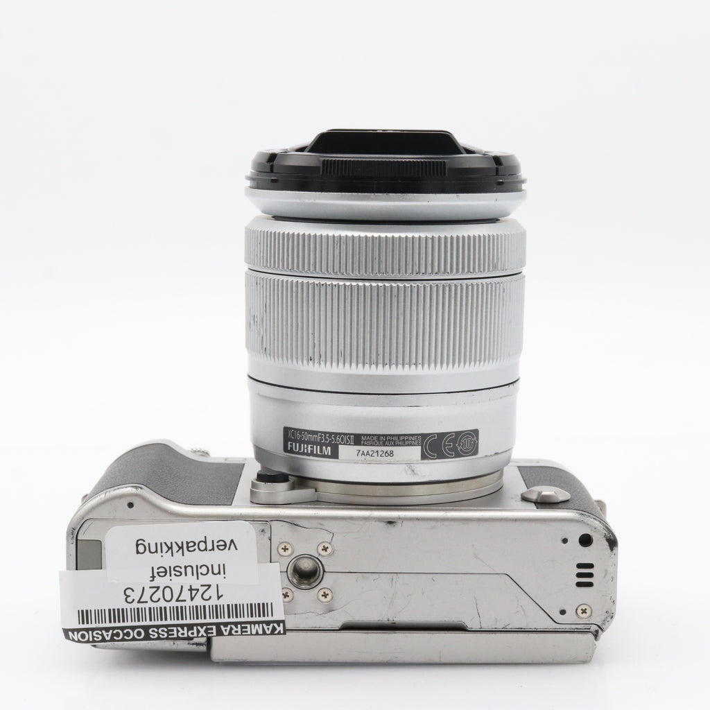 Fujifilm X-A3 black/silver + 16-50mm OIS II zilver occasion
