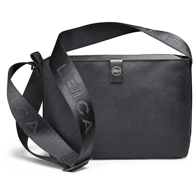 Leica Crossbody Tasche SOFORT / medium, recyceltes Fabrick schwarz