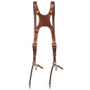 The Hantler Dual camera harness Cognac / Brass, Large