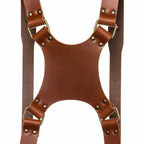 The Hantler Dual camera harness Cognac / Brass, Large