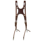 Das Hantler Dual-Kameragurtzeug Brandy / Messing, Regular