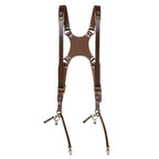 Das Hantler Dual-Kameragurtzeug Brandy / Messing, Regular