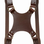 Das Hantler Dual-Kameragurtzeug Brandy / Messing, Regular