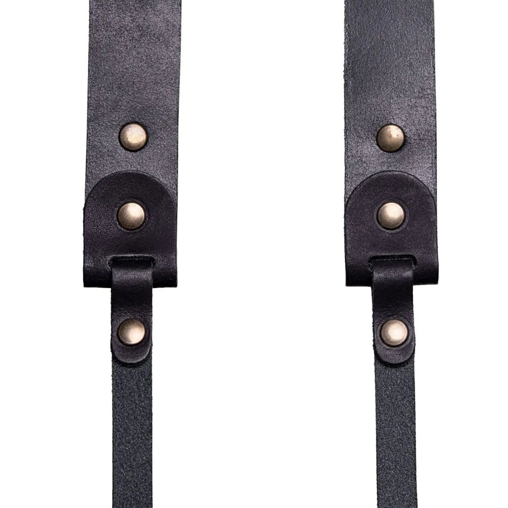 The Hantler Camera Neck strap Classic black / Old silver