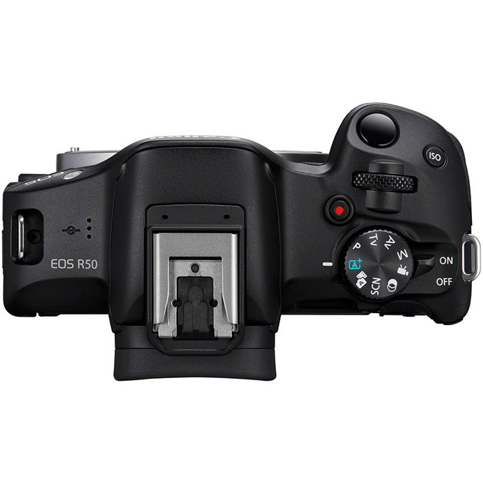 Canon EOS R50 + RF-S 18-45mm f/4.5-6.3 IS STM + RF 100-400mm f/5.6-8 IS USM