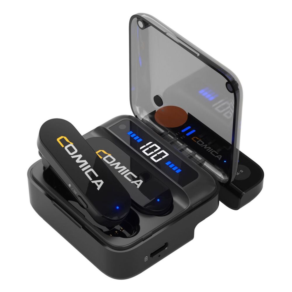 Comica 2.4GHz Wireless Smartphone Mikrofon 2 Sender USB-C