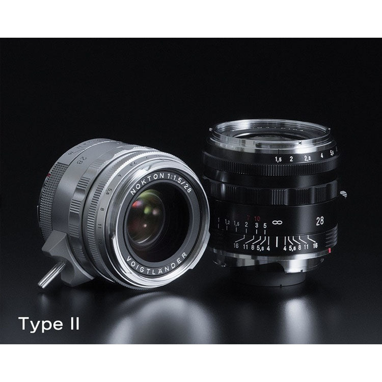 Voigtlander Nokton 1,5/28mm Typ II VM asphärisch, silber