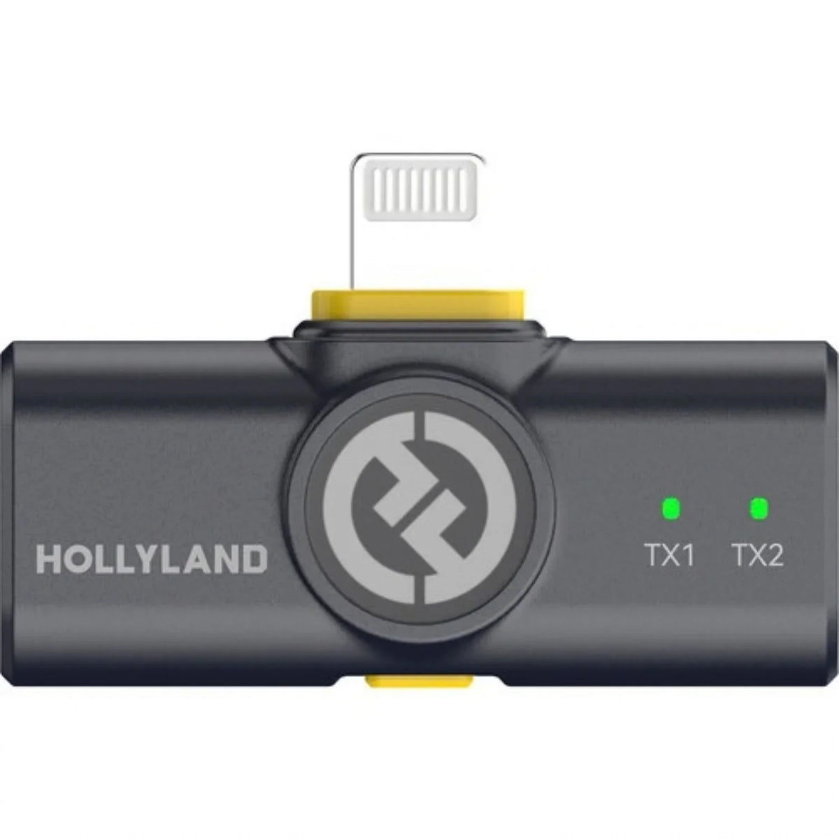 Hollyland LARK M2 Combo Duo Kabelloses Lavalier-Mikrofon - Shine Anthrazit