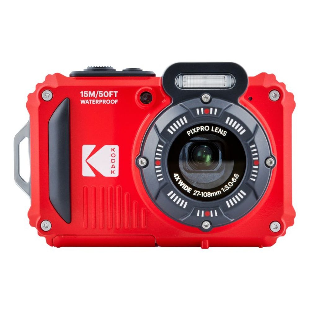 Kodak Waterproof PixPro WPZ-2 rot 4x Zoom, WiFi + Zusatzakku + 16GB Speicherkarte