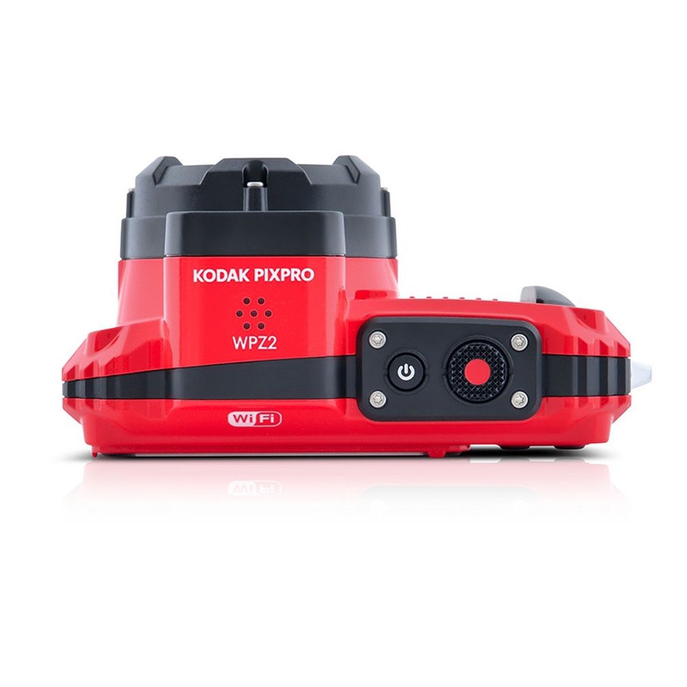 Kodak Waterproof PixPro WPZ-2 rot 4x Zoom, WiFi + Zusatzakku + 16GB Speicherkarte