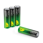 GP AA x4 Ultra Alkaline batteries