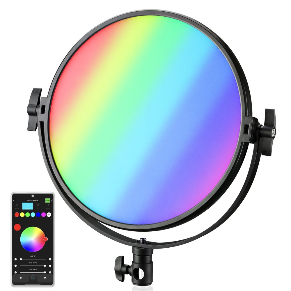 Bresser BR-S60RGB LED-Leuchte (rund)