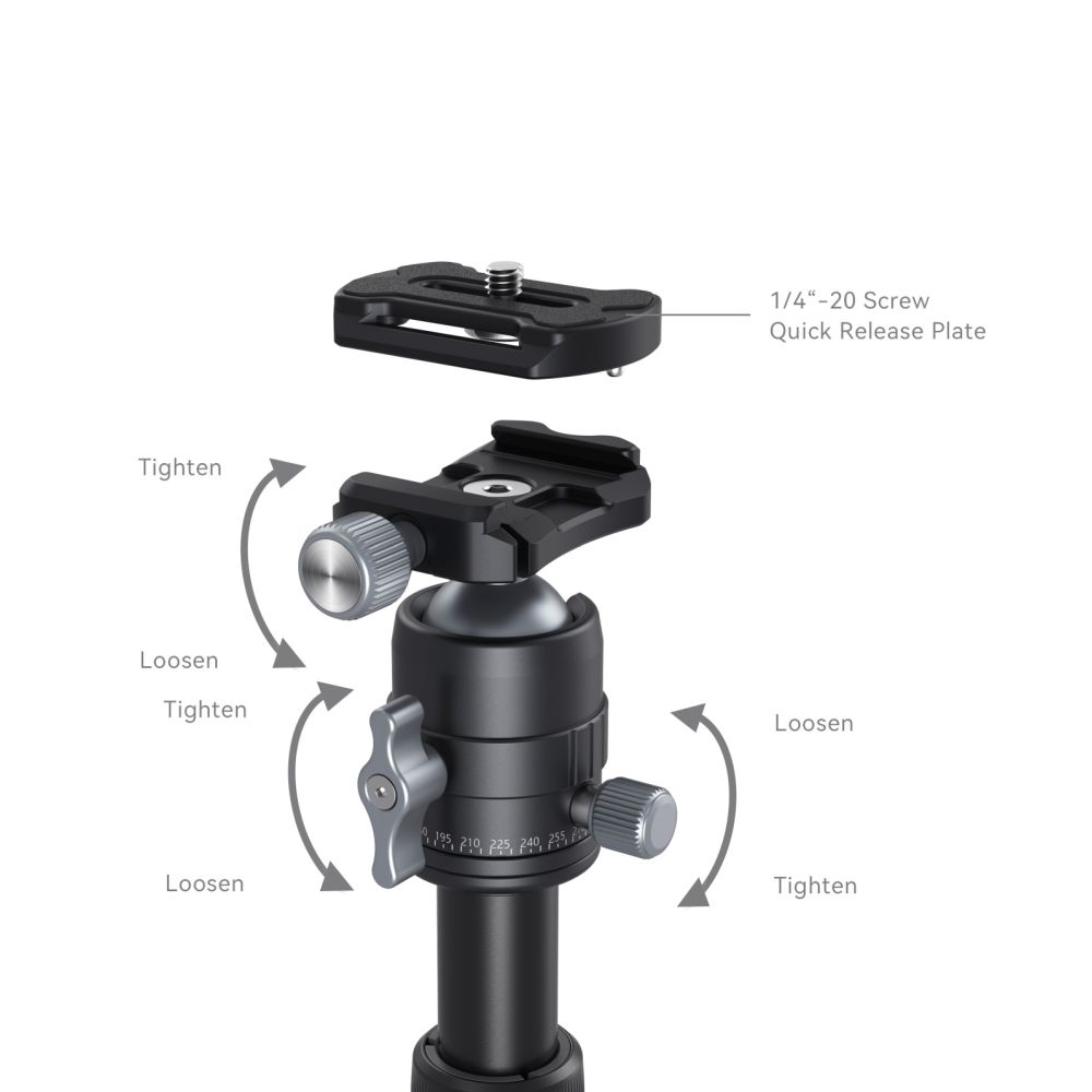 SmallRig 4289 Aluminium Mini Tripod VT-20