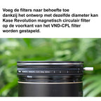 Kase Video Kit VND-CPL mit White Mist 77mm