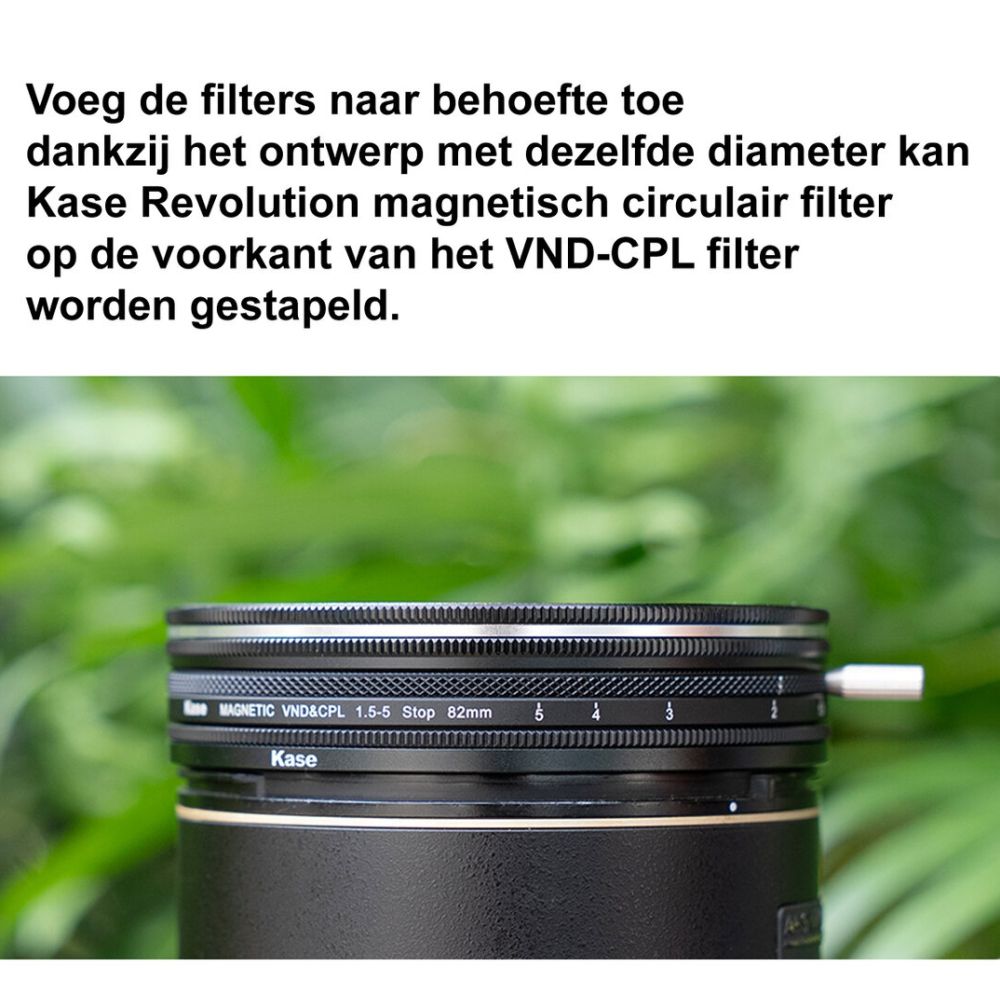 Kase Video Kit VND-CPL mit White Mist 77mm