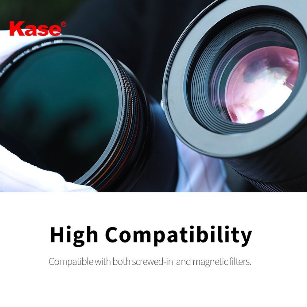 Kase Revolution Magnetischer eingelegter Ring 77–82mm