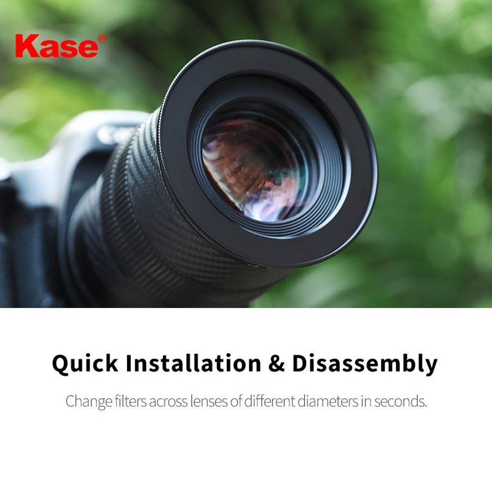 Kase Revolution Magnetischer eingelegter Ring 77–82mm