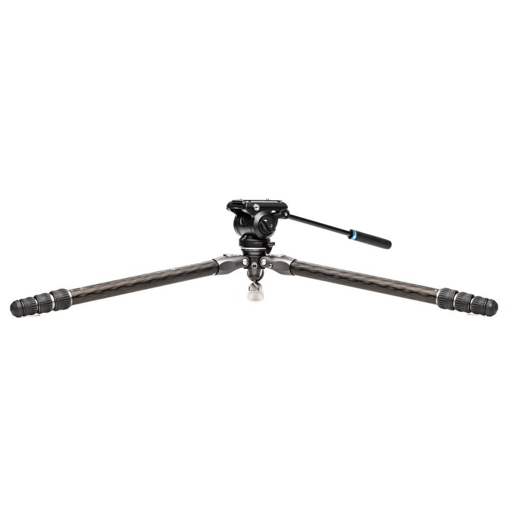 Benro Tortoise Carbon Stativ mit S4PRO Videokopf 34C Nivellierbasis