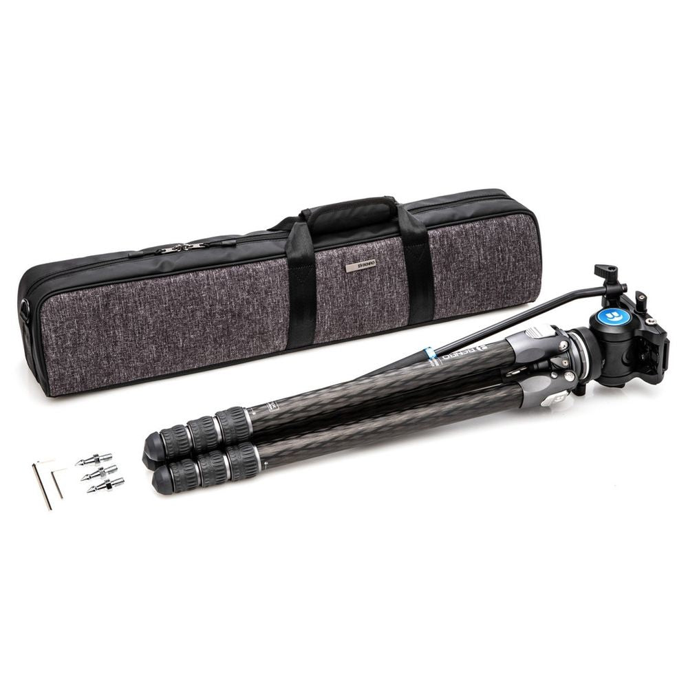 Benro Tortoise Carbon Stativ mit S4PRO Videokopf 34C Nivellierbasis