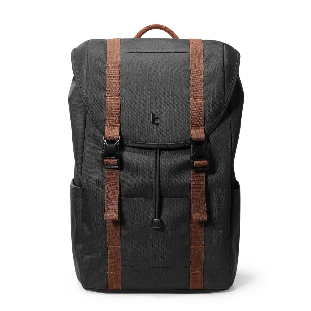 Tomtoc VintPack-TA1 22L Laptop-Rucksack, schwarz