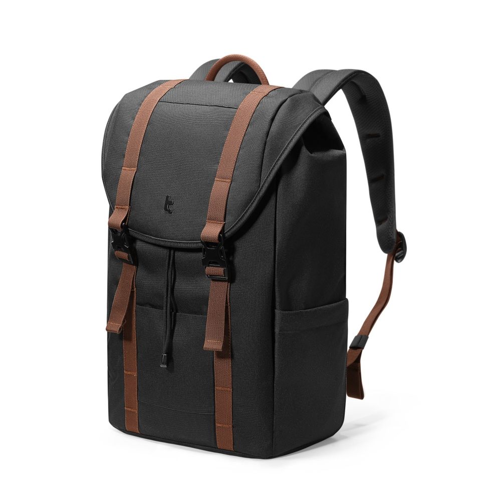 Tomtoc VintPack-TA1 22L Laptop-Rucksack, schwarz
