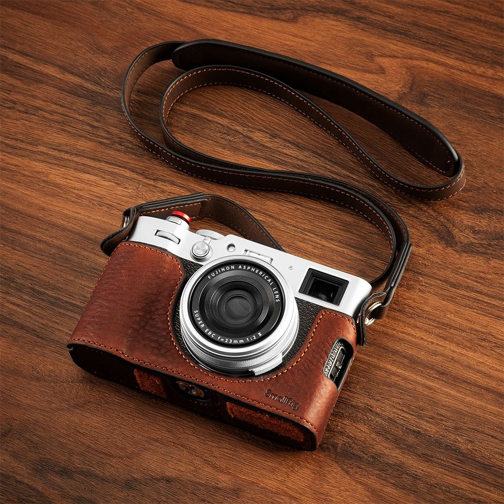 SmallRig Leather halfcase set for Fujifilm X100VI (brown) 4699