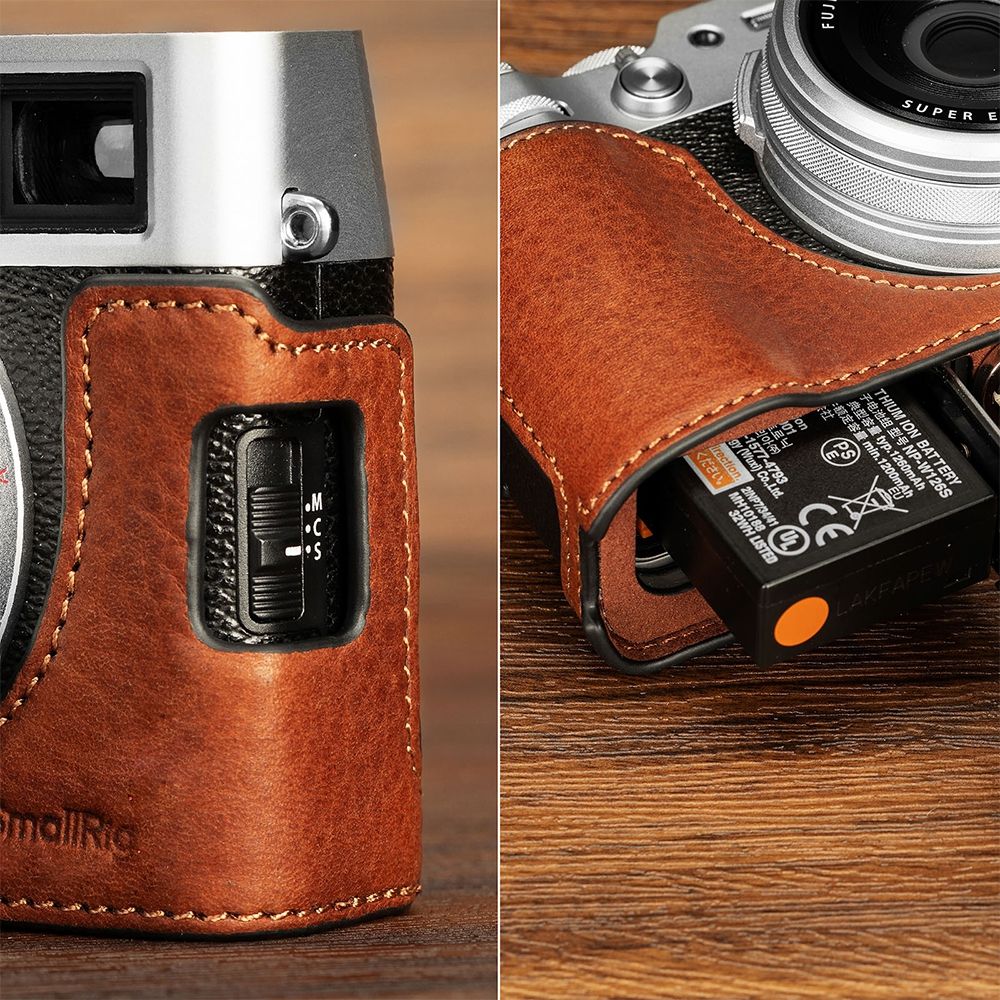 SmallRig Leather halfcase set for Fujifilm X100VI (brown) 4699