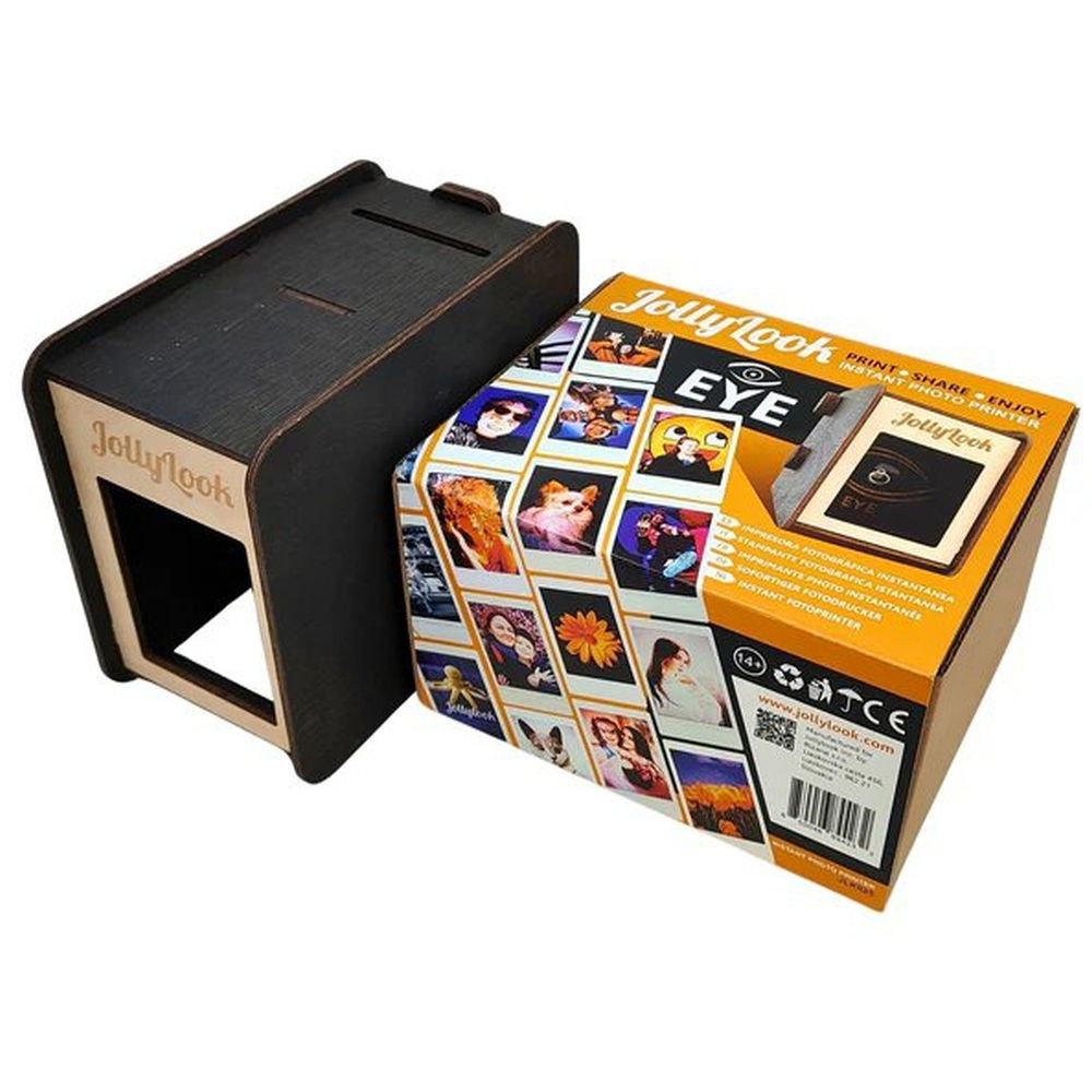 JollyLook EYE Digital-analoger Sofortbilddrucker, Farbe braun