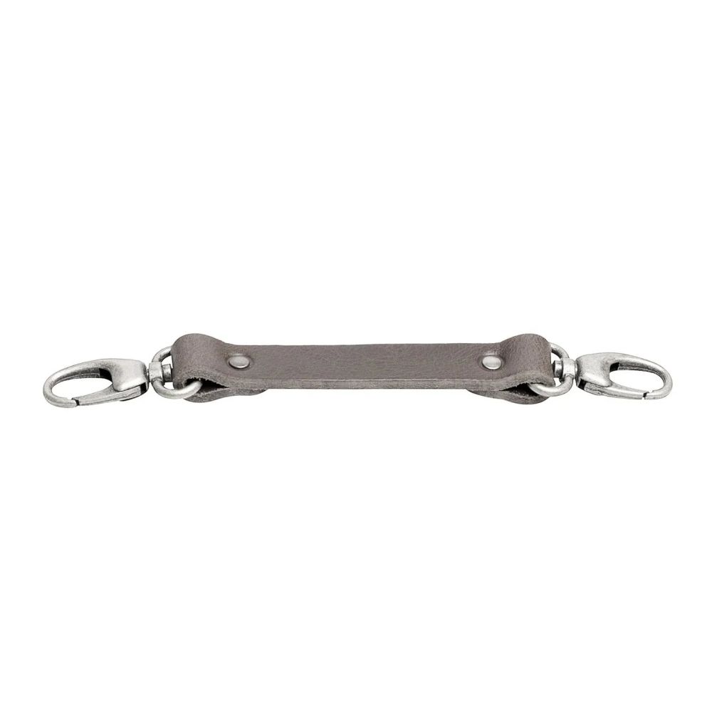 Der Hantler Brustgurt Grau / Messing, groß 33cm