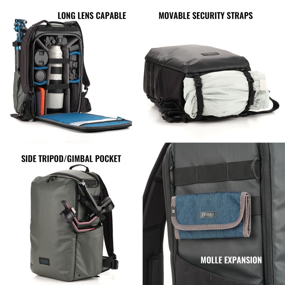 Tenba Solstice v2 24L Rucksack, grau