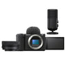 Sony ZV-E10 II + 16-50mm II + ECM-S1 Streaming-Mikrofon