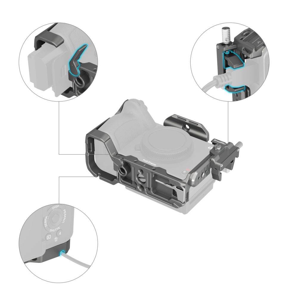 SmallRig HawkLock Quick Release Cage Kit für Sony FX3 / FX30 4770