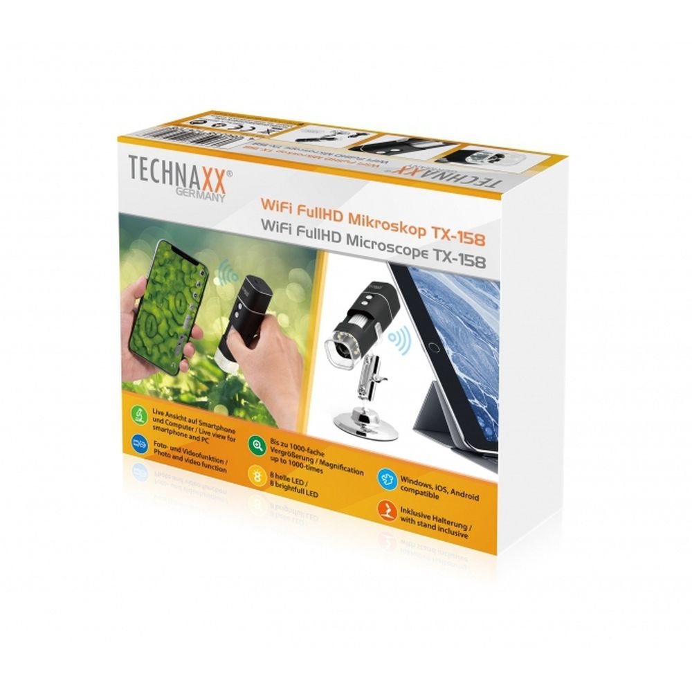 Technaxx WiFi FullHD Mikroskop TX-158