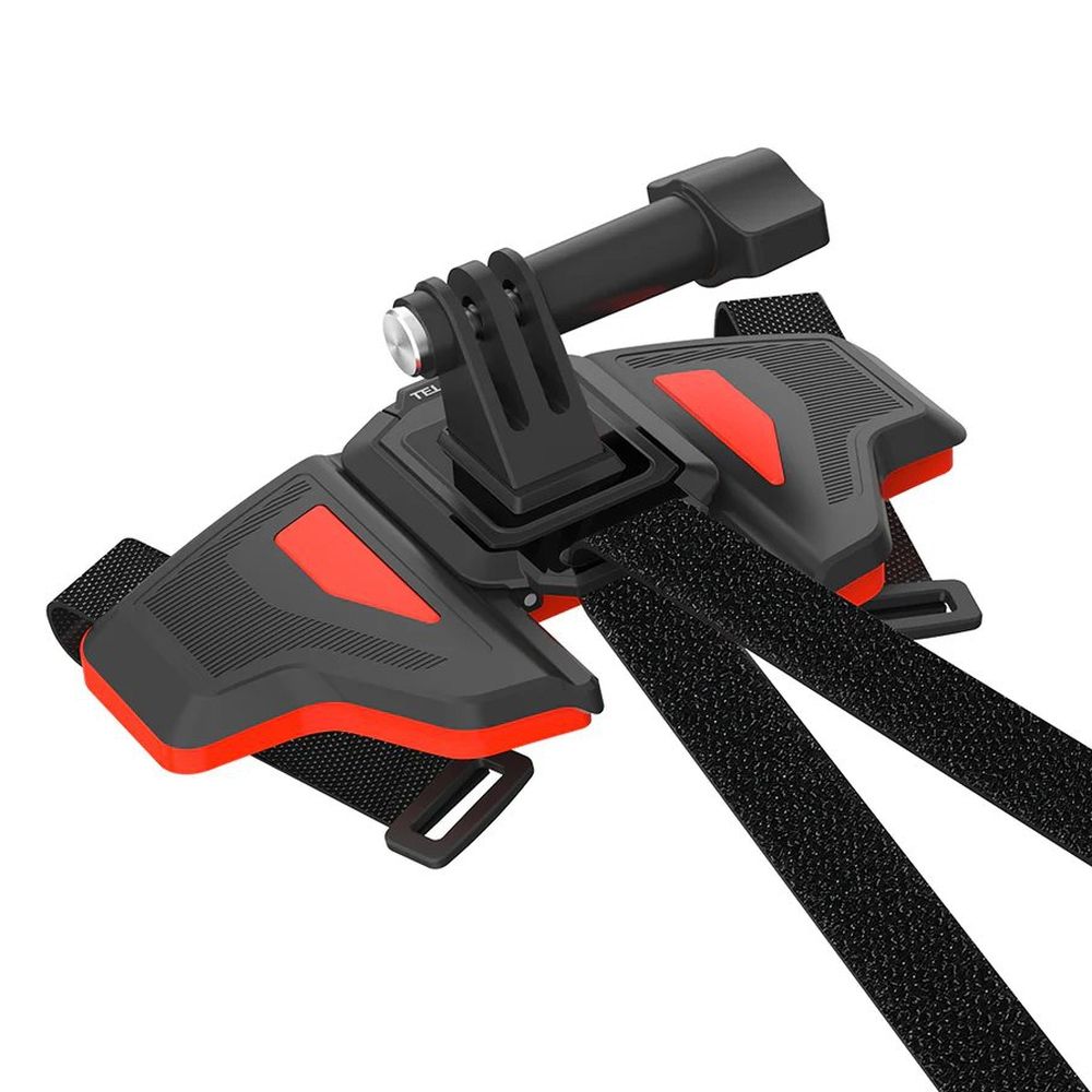 Telesin Premium Helmet Mount / Helmhalterung, orange