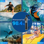 Telesin Underwater Selfie Stick with Remote for GoPro