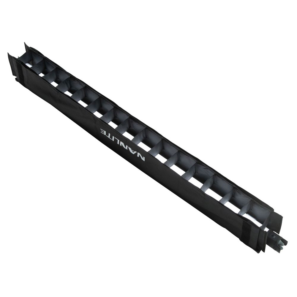 Nanlite Barndoor mit Eggcrate für Pavotube II 30C