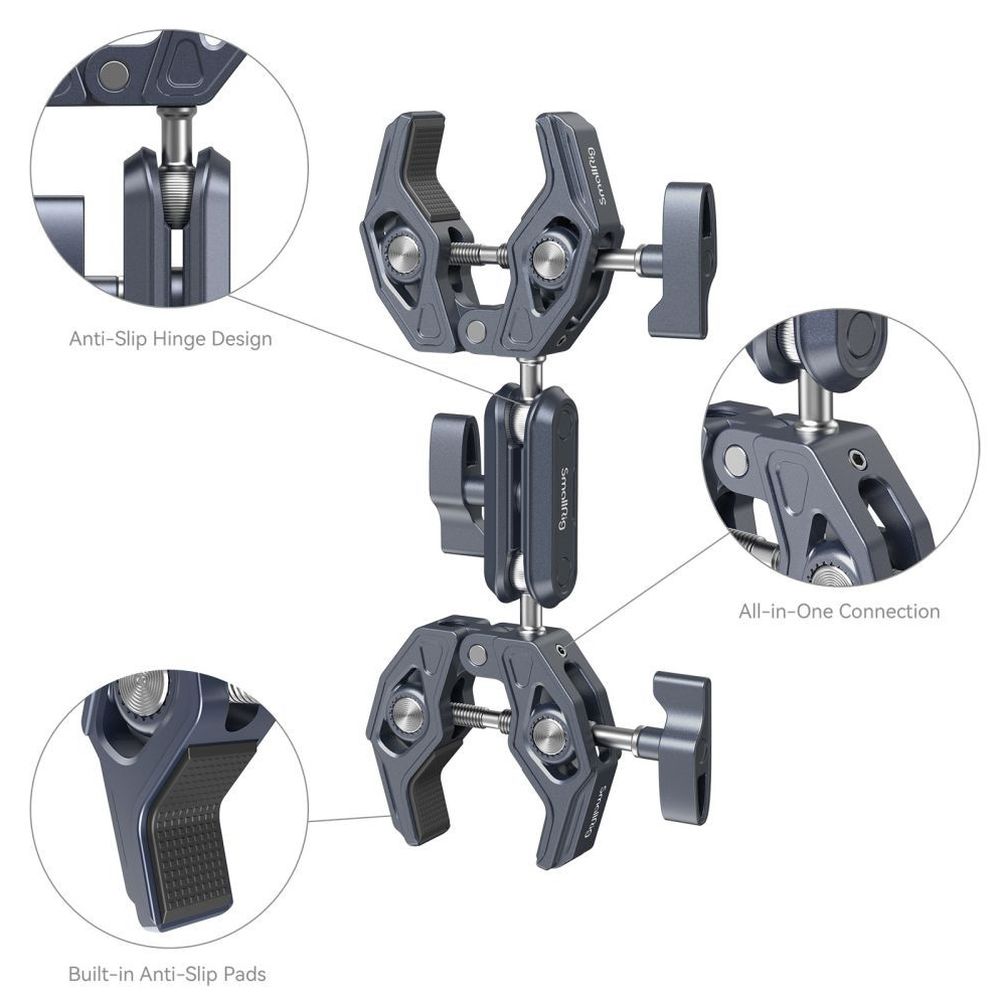 SmallRig Super Clamp mit doppelten Krabbenklemmen 4103B