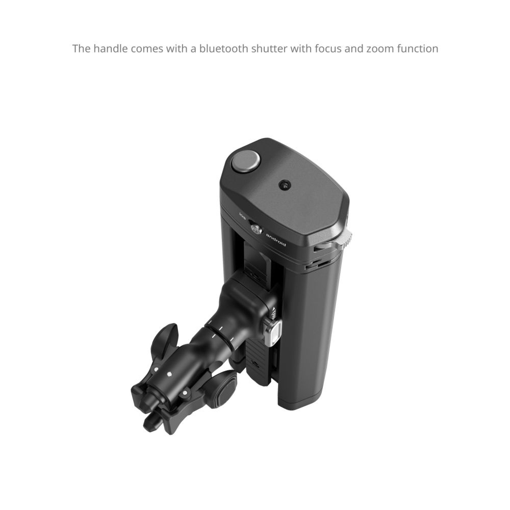 SmallRig Drehbarer beidseitiger Schnellverschluss-Seitengriff mit drahtloser Steuerung und M.2 SSD-Gehäuse 4841