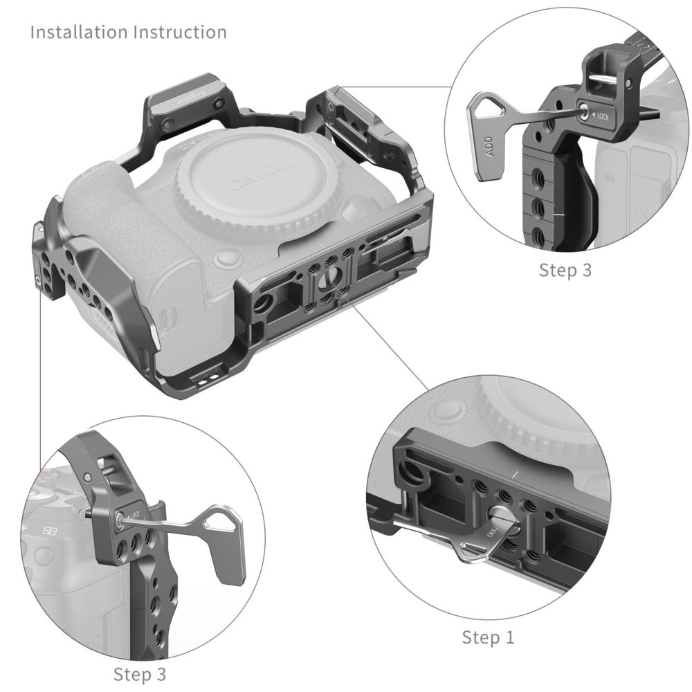 SmallRig HawkLock Schnellspannkäfig für Canon EOS R5 Mark II 4977