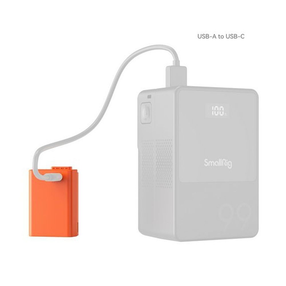 SmallRig 4967 EN-EL25 USB-C Rechargeable Camera Battery orange