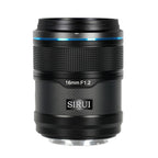 Sirui Sniper 16mm F1.2 APS-C/S35 Auto-Focus Objektiv (E Mount, Black, Carbon Fiber)