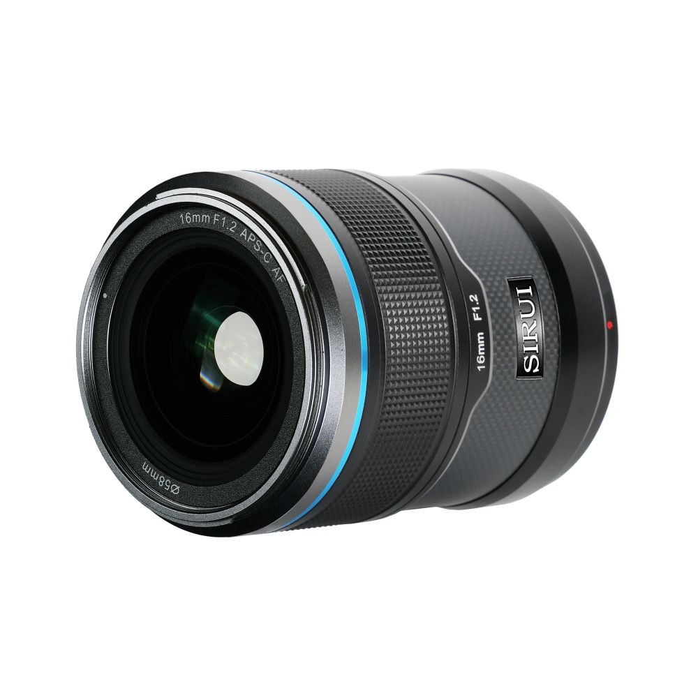 Sirui Sniper 16mm F1.2 APS-C/S35 Auto-Focus Objektiv (E Mount, Black, Carbon Fiber)
