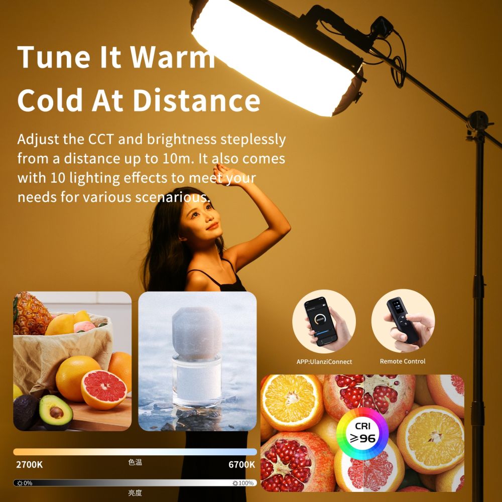 Ulanzi AL60 Luftschlauchleuchte 60 W