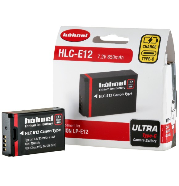 Hähnel HLC-E12 Ultra - Canon LP-E12 USB-C