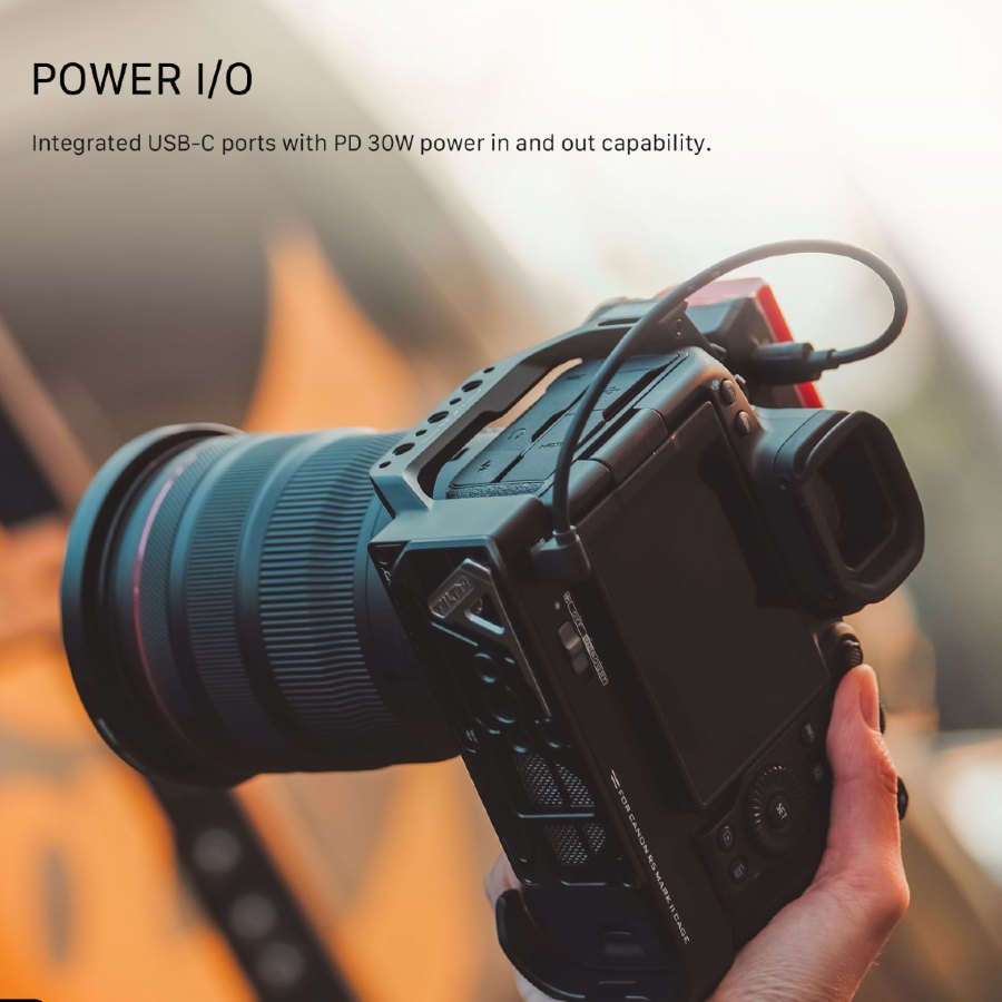 Tilta Full Kamera Cage mit Kühlsystem für Canon R5 Mark II - Schwarz