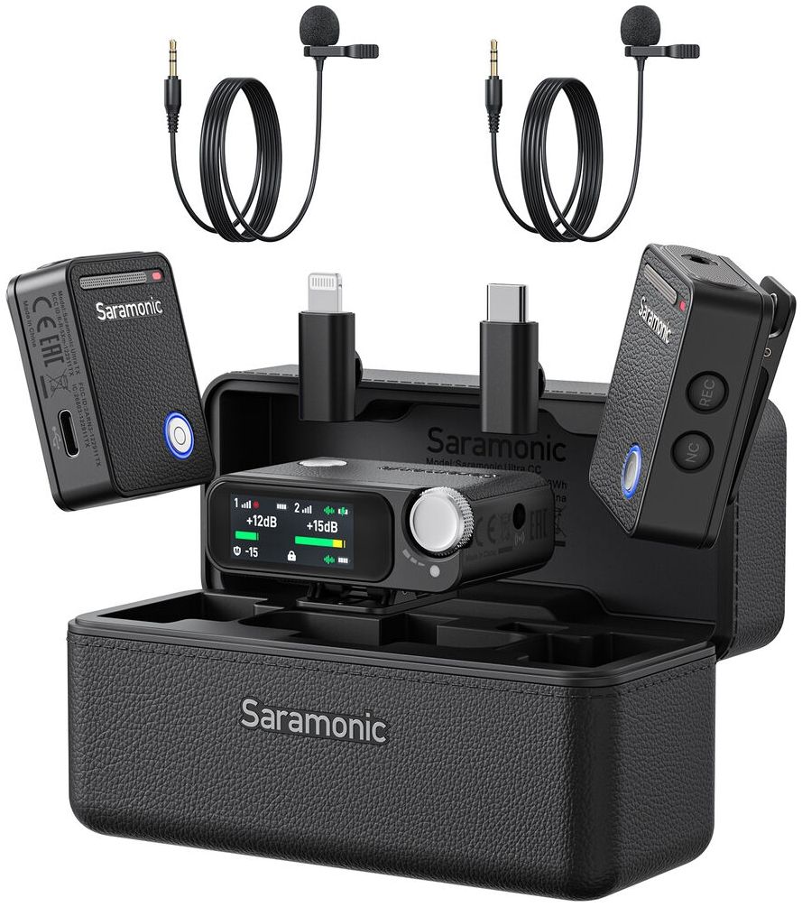 Saramonic Ultra Schwarz + 2x Lavalier