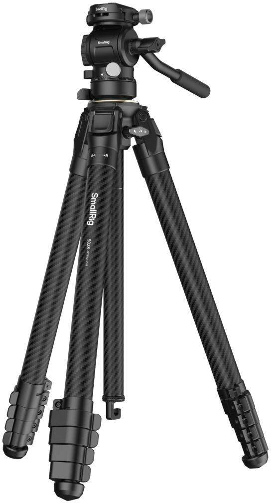 SmallRig 5028 Tragbares Carbonfaser-Reisestativ-Kit