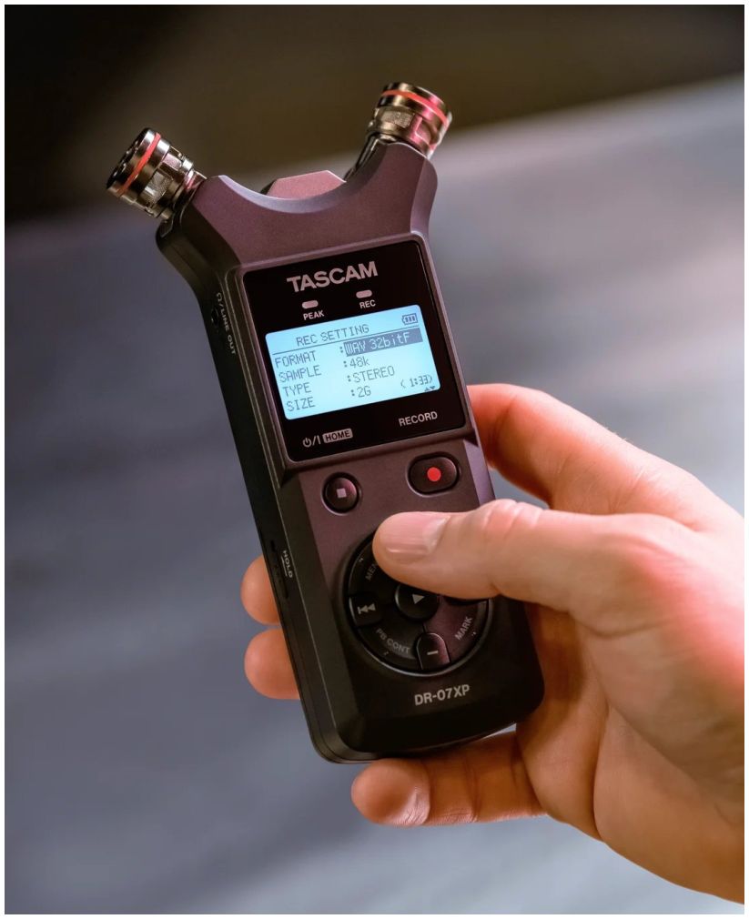 Tascam DR-07XP Handheld-Recorder
